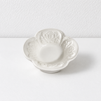 CouldNook Floral Dipping Dish - Embossed Scalloped Rim