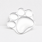 CouldNook Transparent Wrist Rest - Rounded Paw-Shaped Desk Cushion