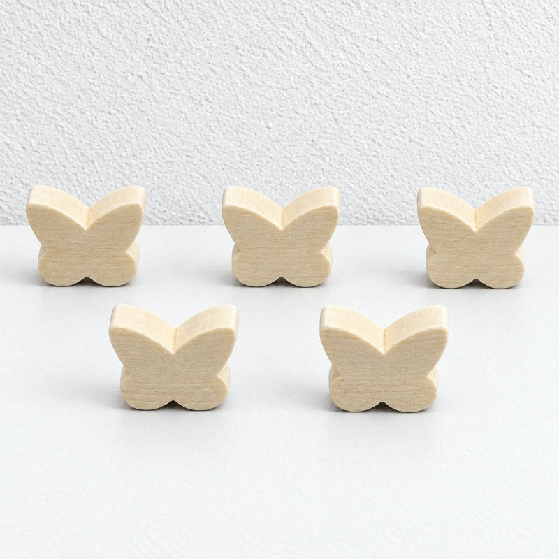 CouldNook Shaped Wood Beads - Stars Hearts and Animal Outlines