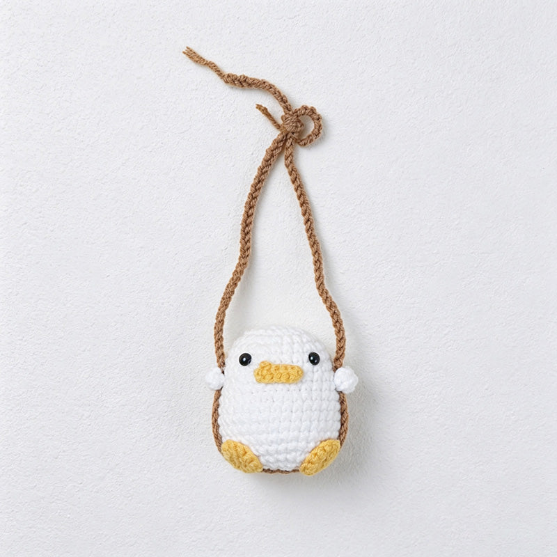 CouldNook Yarn Swing Animal Car Ornament - Seven Hanging Characters