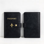 CouldNook Passport Holder - Snap Strap and Multiple Interior Card Pockets