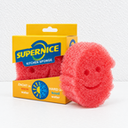 Christmas Temperature-Sensitive Dishwashing Sponges with Smiling Faces