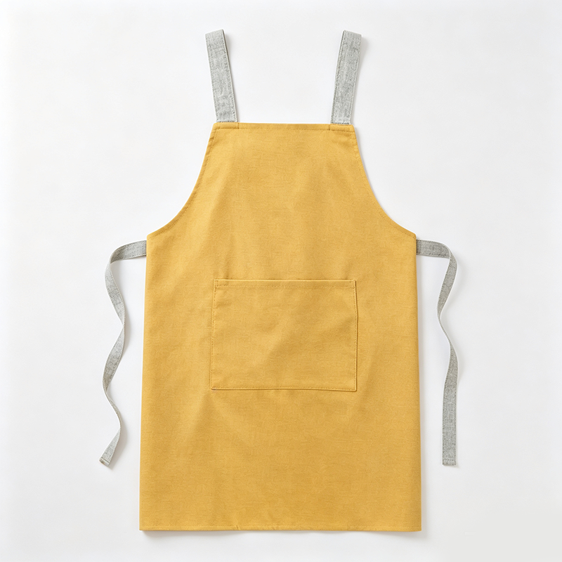 CloudNook Color Block Apron‑Kitchen Wear Accent