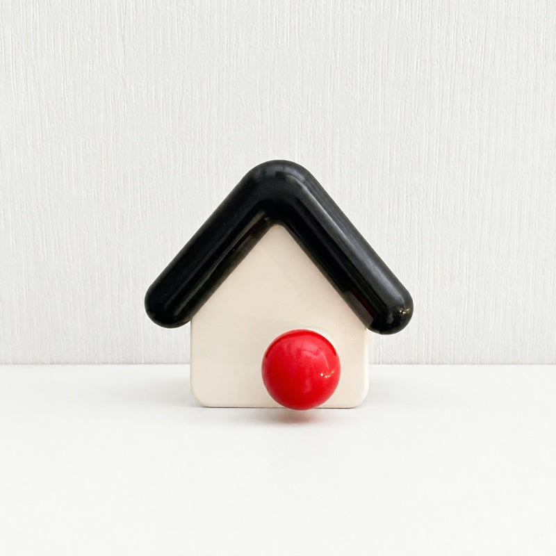 CouldNook House Wall Hook - Colorful Roof and Round Peg