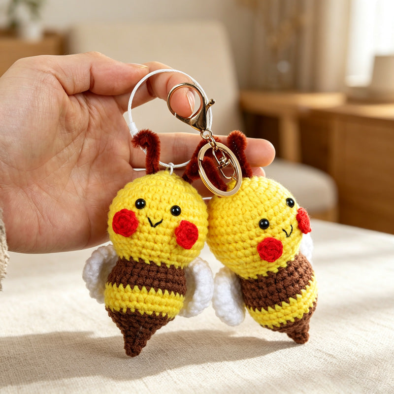 CouldNook Yarn Bee Doll Ornament - Plain and Clasp Options