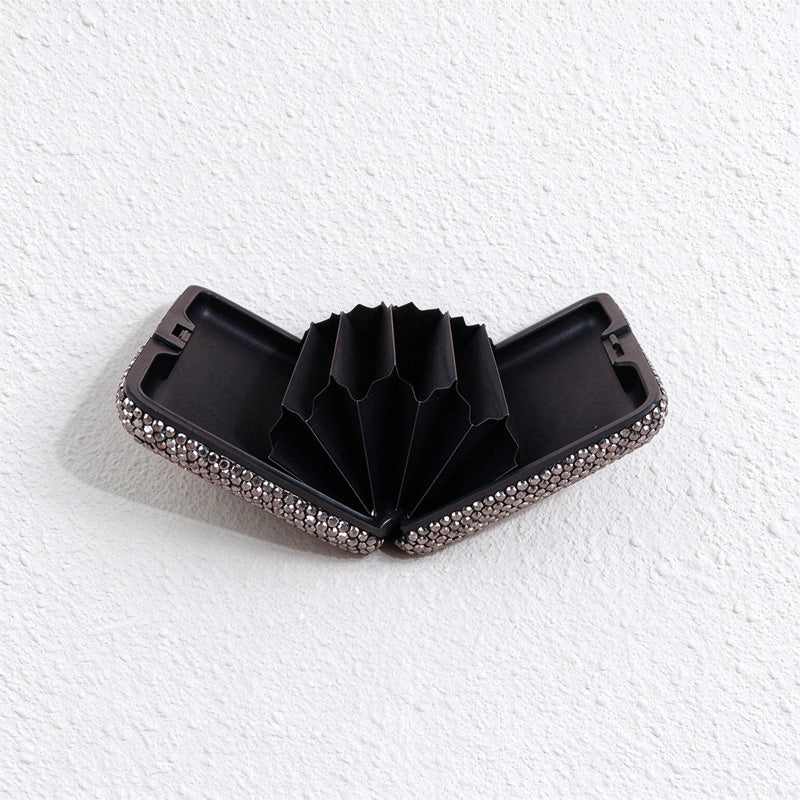 CouldNook Rhinestone Card Case - Hinged Pocket Design