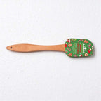 CouldNook Christmas Silicone Spatula - Printed Head and Beech Handle