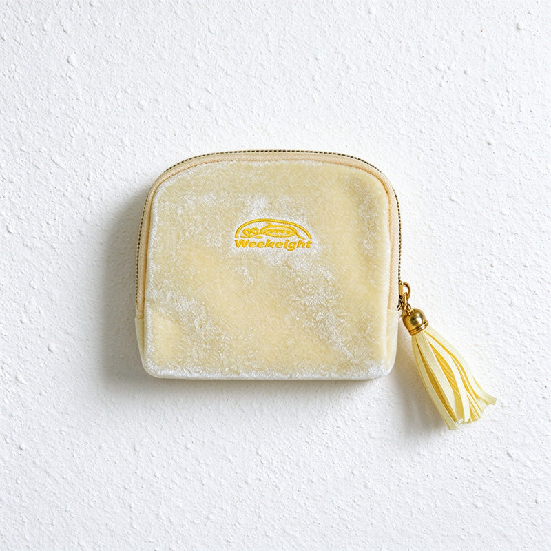 Velvet Jewelry Organizer with Six Inner Pockets