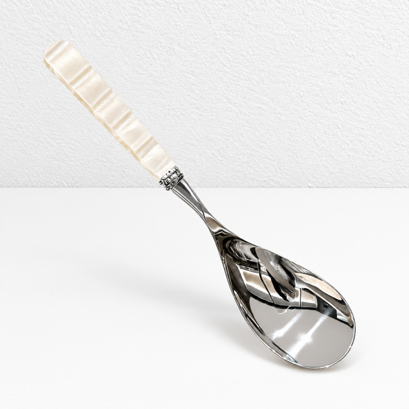 CouldNook Acrylic Handle Flatware - Pearlescent Dining and Serving Collection