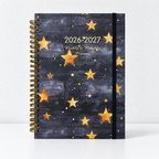 CouldNook Spiral Planner - Floral 2026 2027 Calendar Accent