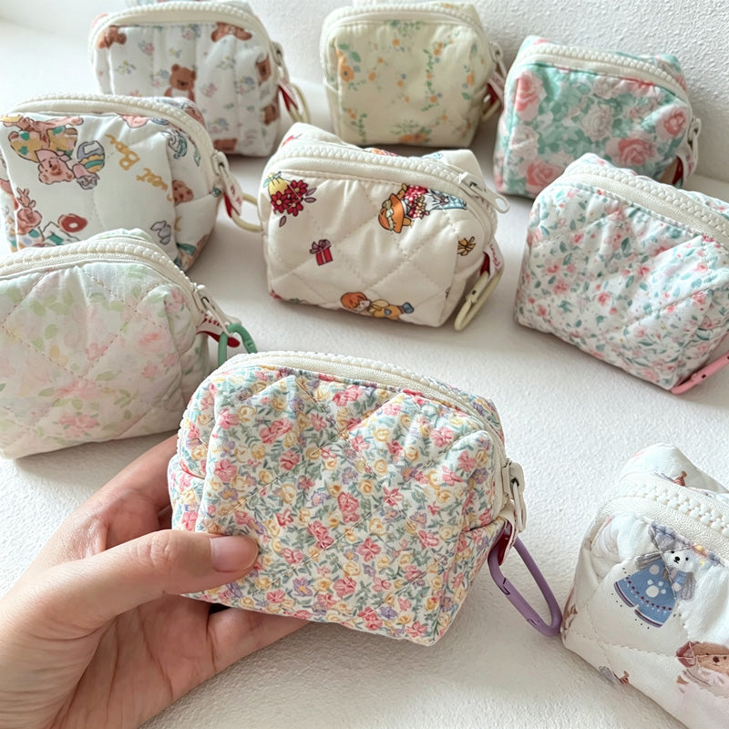 CouldNook Quilted Mini Pouch - Fourteen Printed Hook Designs