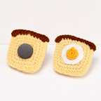 CouldNook Yarn Food Refrigerator Magnet - Assorted Snack Shapes