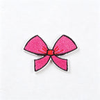CouldNook Bow Embroidered Patch - Assorted Colors and Shapes