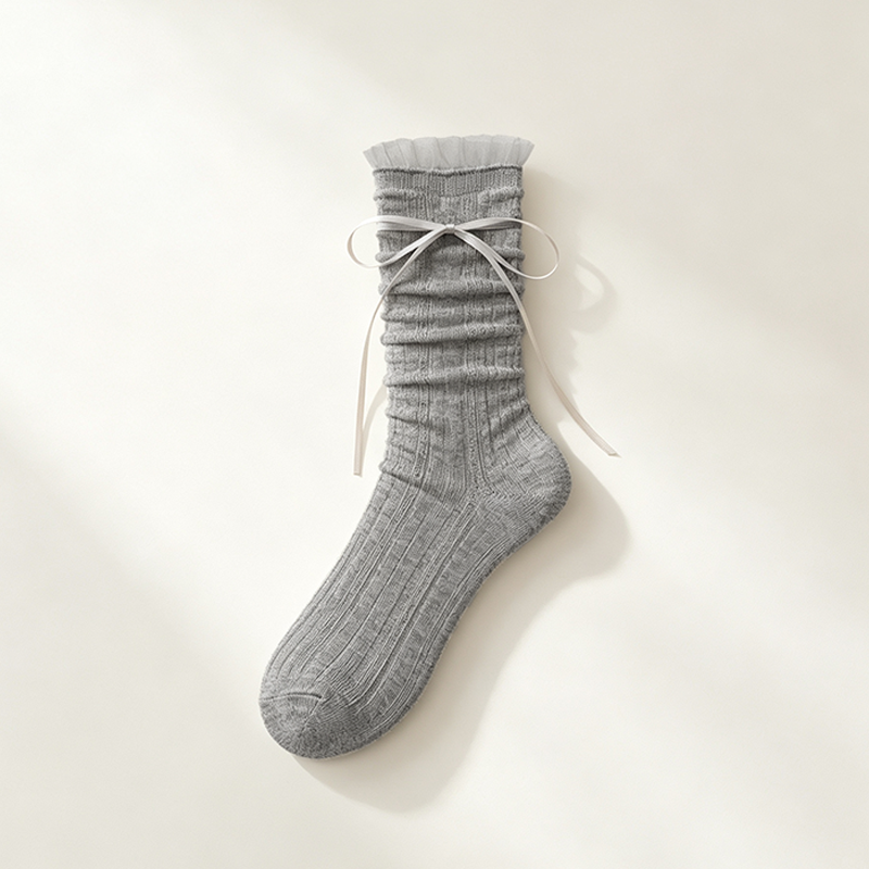 CouldNook Tie Side Slouch Socks - Everyday Shoe Accent