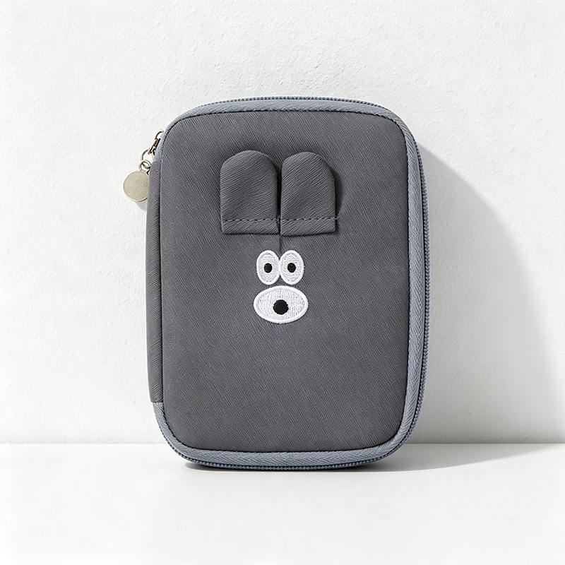 CouldNook Cartoon Animal Travel Passport Wallet - Interior Card Slots