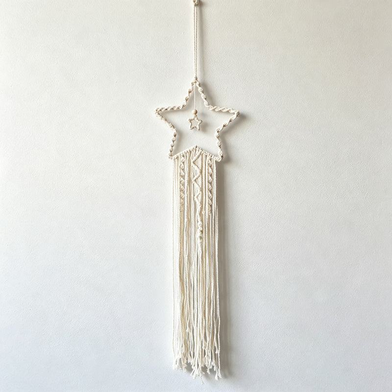CouldNook Macrame Wall Hanging-Boho Woven Tapestry Home Decor