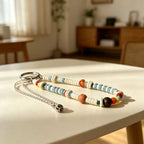 CouldNook Citrus Bead Phone Charm with Tab - Loop Cord Attachment