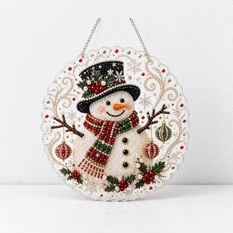 CouldNook Diamond Painting Hanging Ornament Kit - Seasonal Designs And Chain