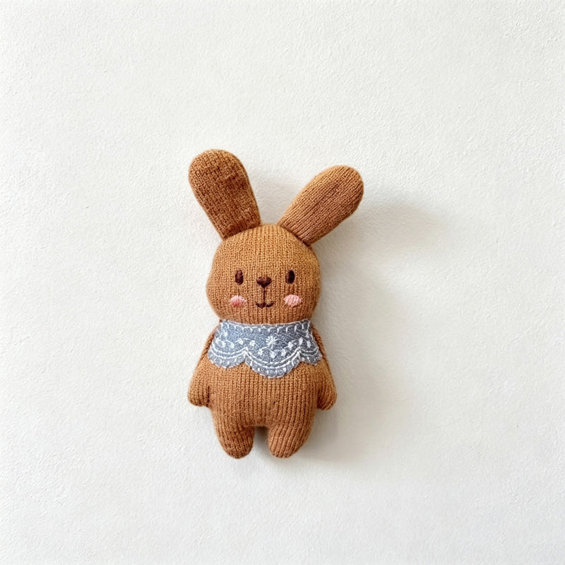 CouldNook Fabric Fridge Magnet - Padded Woodland Figures and Stitched Faces