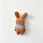 CouldNook Fabric Fridge Magnet - Padded Woodland Figures and Stitched Faces