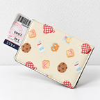 CouldNook Printed Passport Cover - Playful Motifs and Stitched Folding Edges