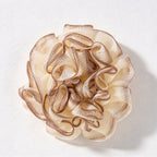 CouldNook Rose Soap Pouch - Ruffled Mesh Flower and Rear Pocket