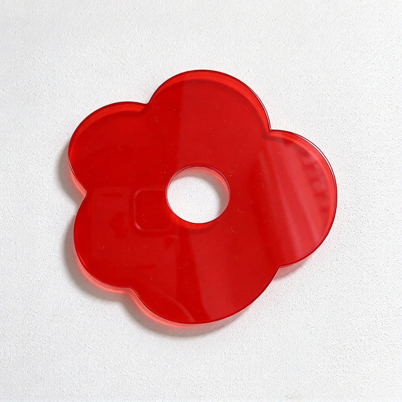 CouldNook Flower Coaster - Translucent Acrylic Petals and Open Round Center