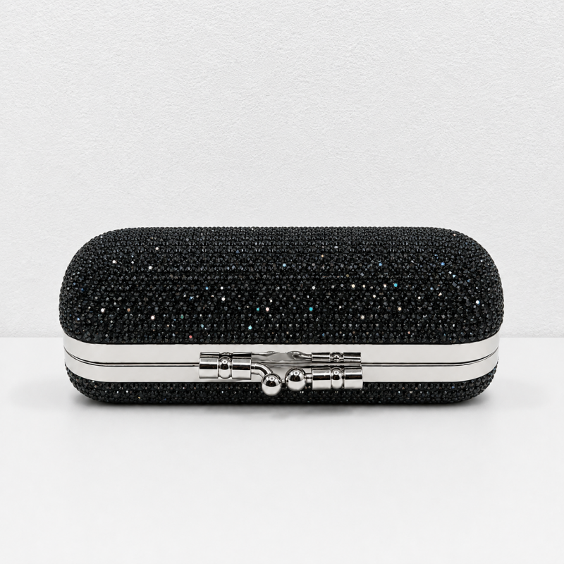 CouldNook Rhinestone Lipstick Case - Crystal Mirror Box