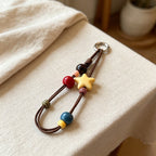 CloudNook Phone Wrist Strap-Retro Star Beaded Double-Strand Design