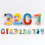 CouldNook Animal Design Acrylic Door Number Set - Colorful Printed Digits