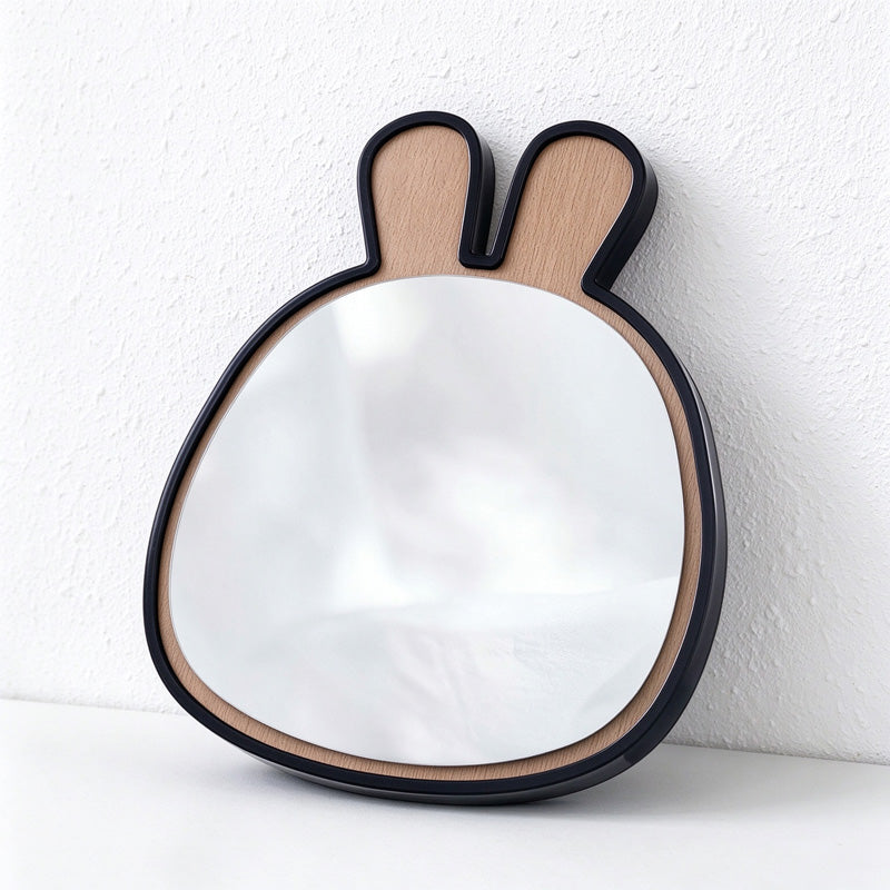 Animal Silhouette Tabletop Mirror with Fold-Out Support