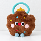 CouldNook Bakery Cushion Blanket - Food-Shaped Pouch And Loop Carry Handle