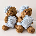 CouldNook Pajama Teddy Bear Pillow - Nightcap and Cushion