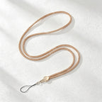 CouldNook Rhinestones Set Crossbody Phone Strap with Heart-Shaped Links