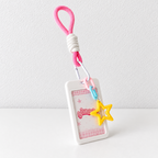 Photo Card Holder - Pastel Frame and Star Charm