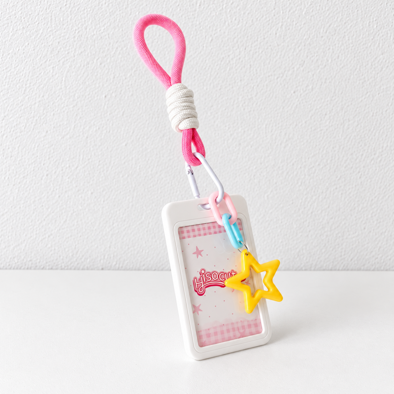 Photo Card Holder - Pastel Frame and Star Charm