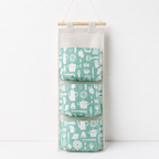 CouldNook Three-Pocket Hanging Organizer - Animal Grid Pattern Choices