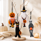 CouldNook Halloween Hanging Character Doll - Masked Cat and Spooky Friends
