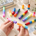CouldNook Stackable Highlighter - Detachable Color Segments and Rounded Solid Tips