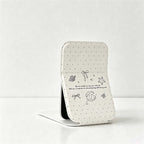 CouldNook Folding Compact Mirror - Printed Padded Stand Cover