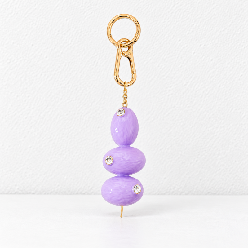CouldNook Fruit Bag Charm - Strawberry Pair or Stacked Olive Designs