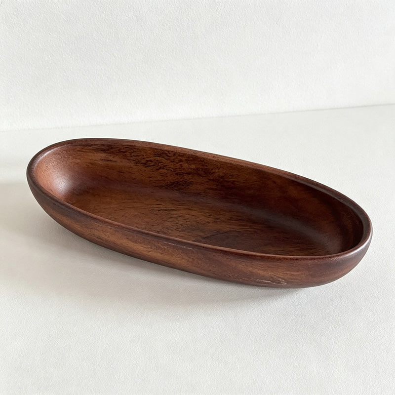 CouldNook Faux Wood Key Tray Storage Rack - Desktop Organizer Storage Box