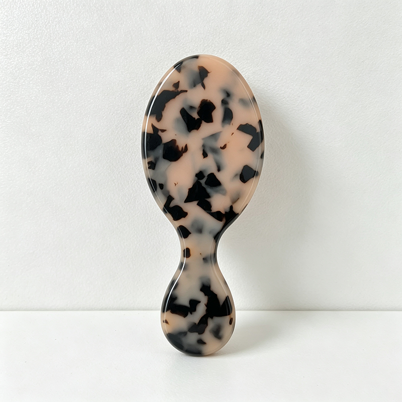 CouldNook Patterned Oval Hair Brush - Handheld Grip Profile