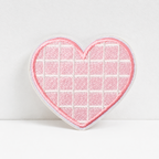 CouldNook Heart Pattern Patch - Checks Florals and Color Options