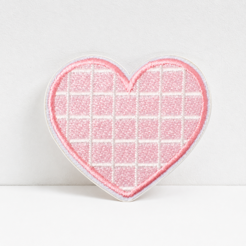 CouldNook Heart Pattern Patch - Checks Florals and Color Options