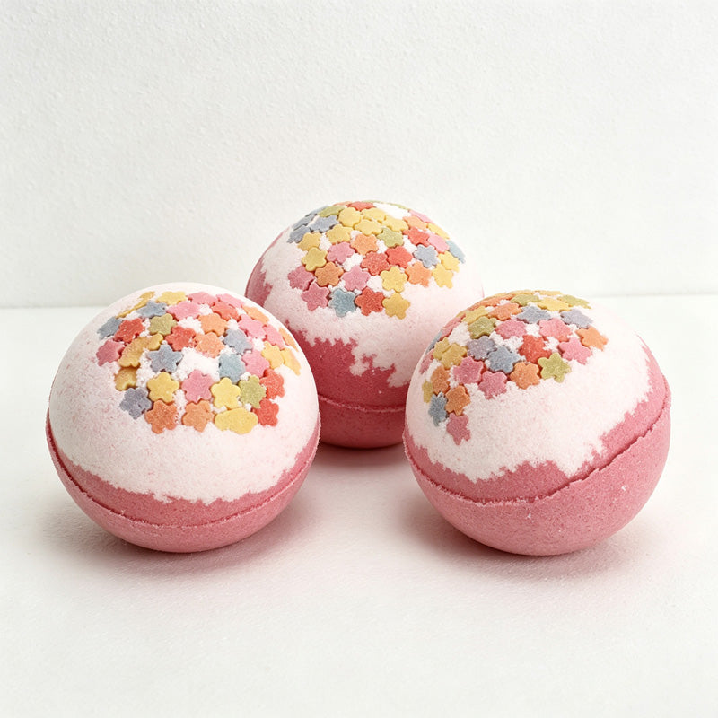 CouldNook Floral Bath Bomb - Colorful Flower Bath Fizz
