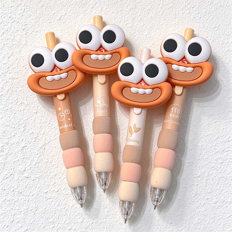 CouldNook Character Gel Pen - Expressive Topper And Segmented Grip
