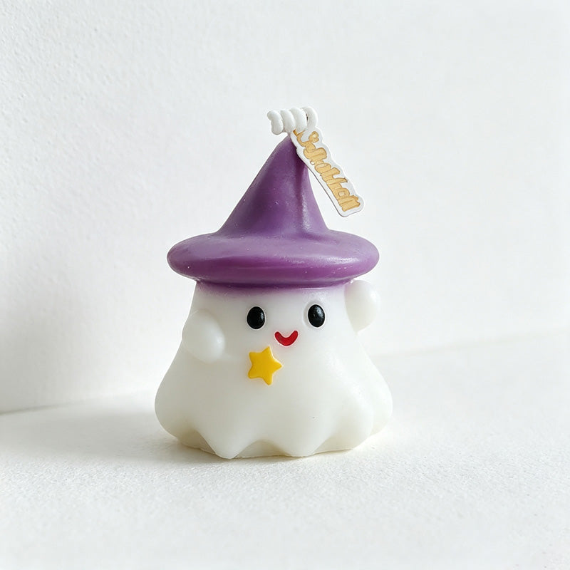 CouldNook Ghost‑Shaped Halloween Scented Candle‑Cute Spooky Table Decor
