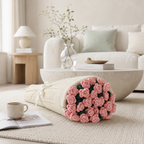 CouldNook Flower Bouquet Blanket - Layered Rolled Rose Display