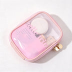 CouldNook Clear-Panel Makeup Organizer - Rounded Corners And Double Zipper